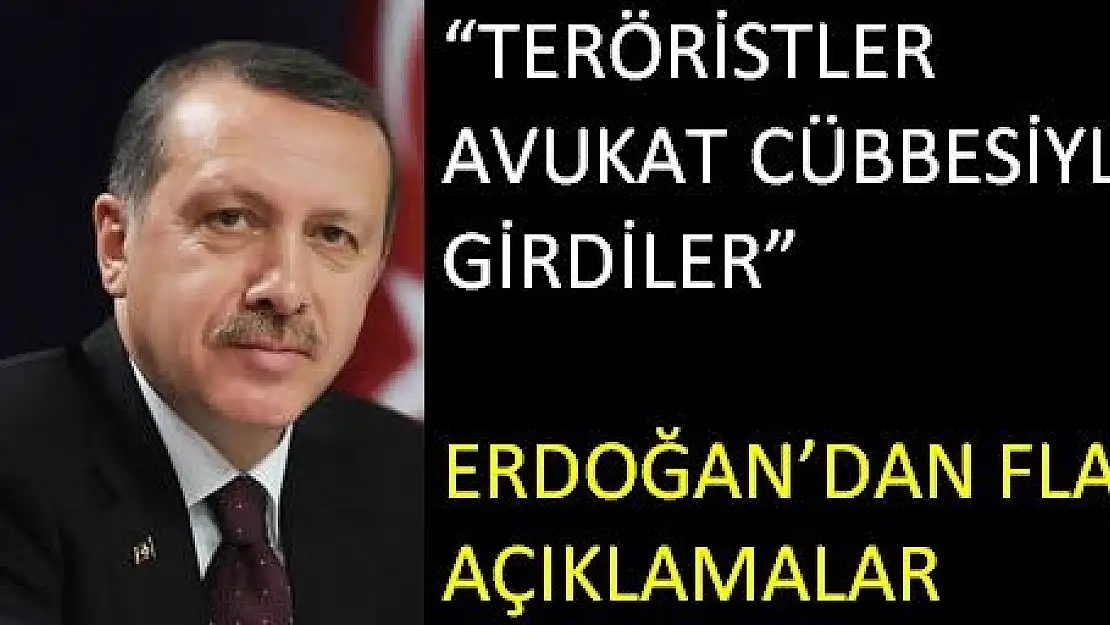 teröristler avukat cübbesiyle girdiler