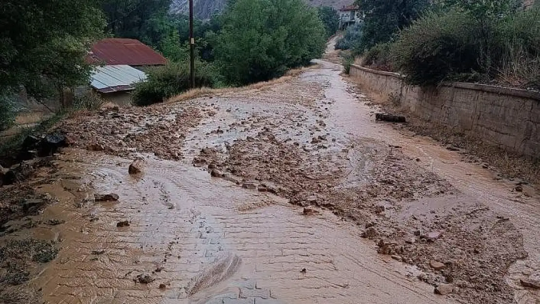 'Sağanak yağış sele neden oldu'