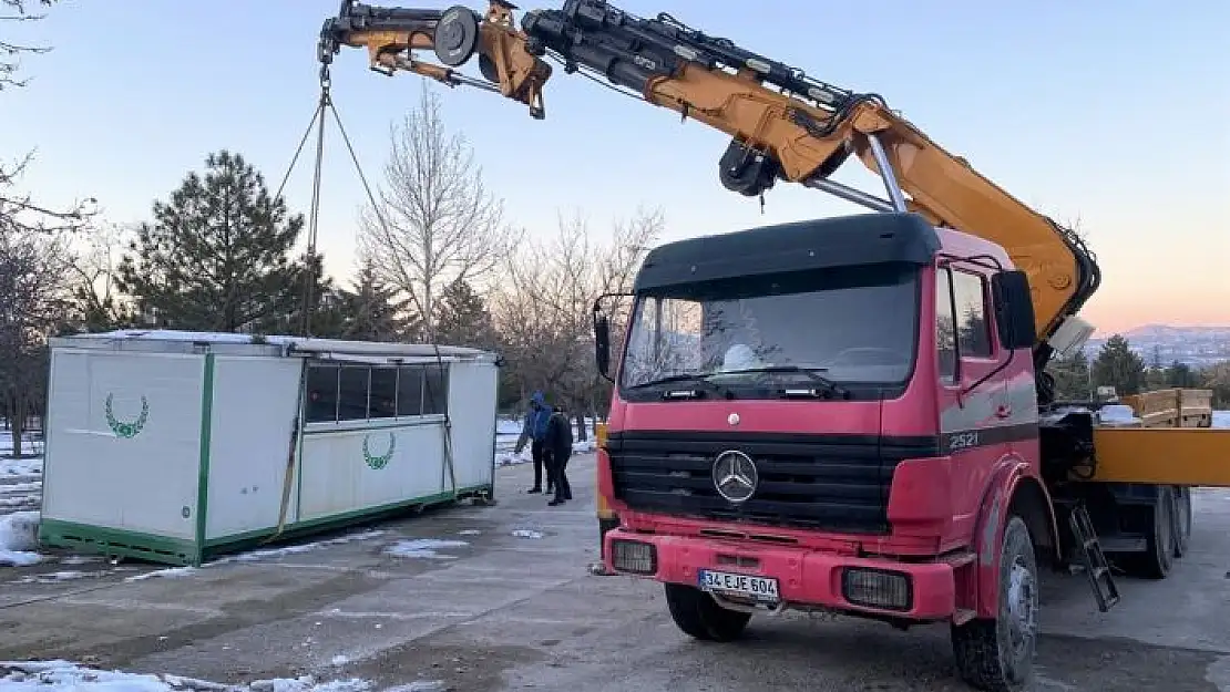 'Sağlık çalışanlarının barınma ihtiyacı bu konteynerler ile karşılanacak'