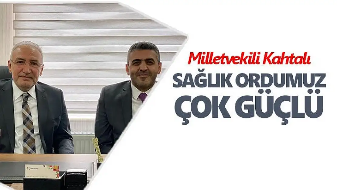 Sağlık ordumuz çok güçlü