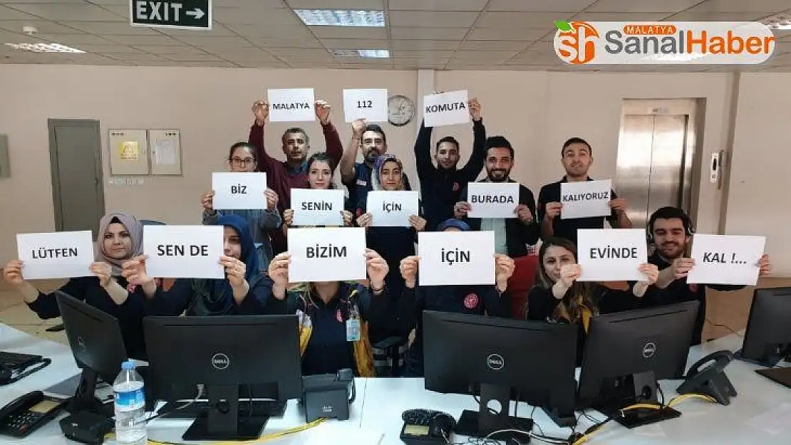 Sağlıkçılardan 'evinizde kalın' mesajı