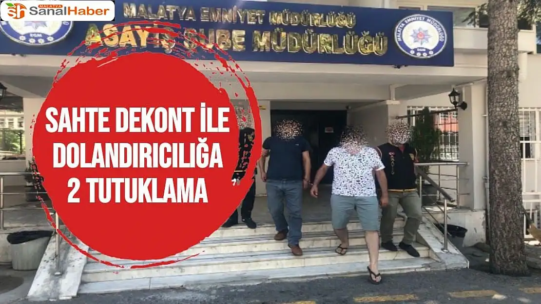 Sahte dekont ile dolandırıcılığa 2 tutuklama