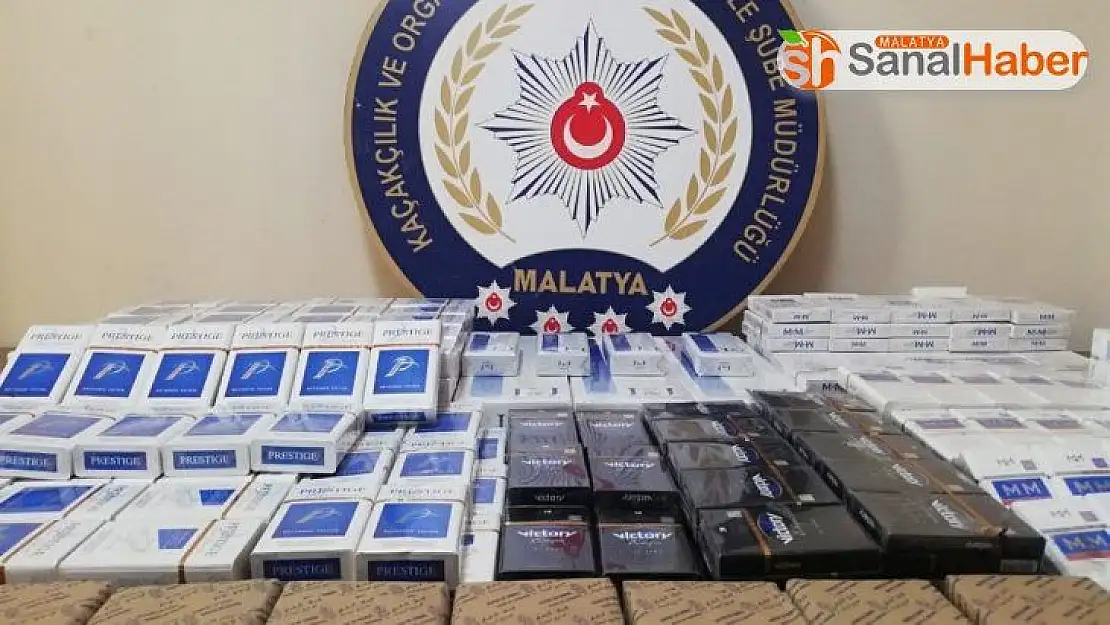 Malatya´da kaçak sigara operasyonu