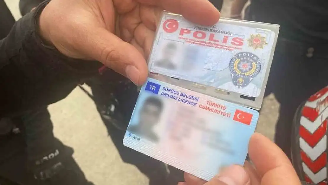 'Sahte komiser, gerçek polislere yakalandı'