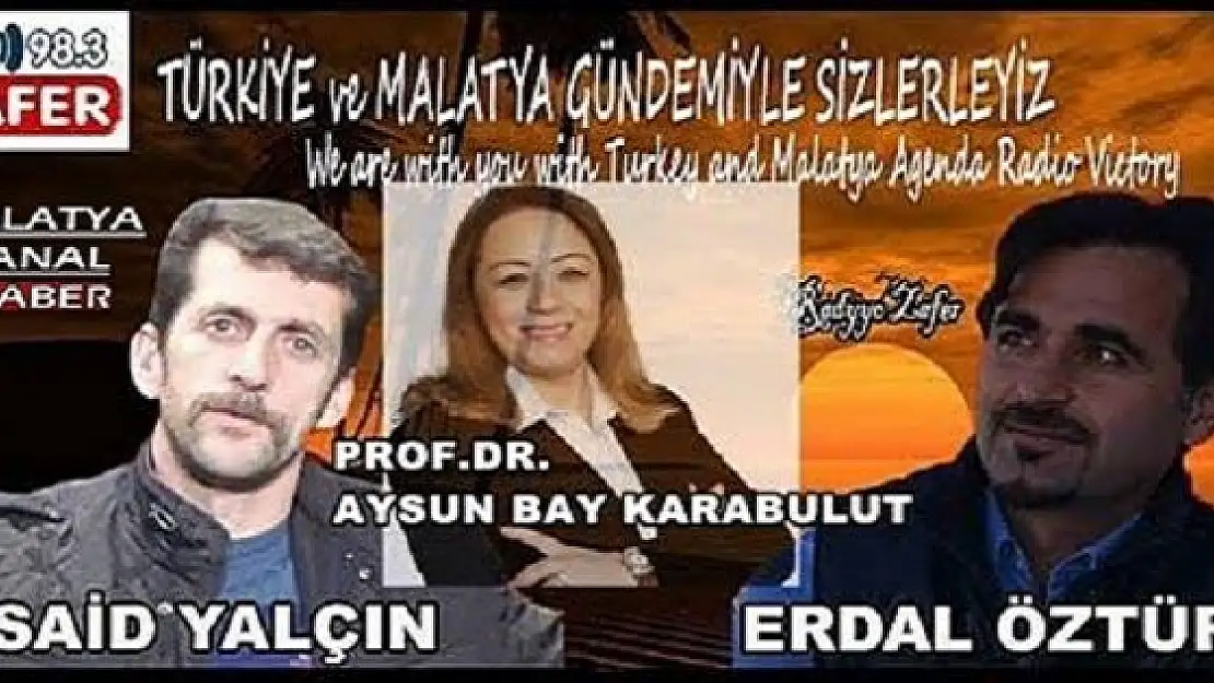 REKTÖR ADAYI AYSUN BAY KARABULUT GÜN BATIMINDA