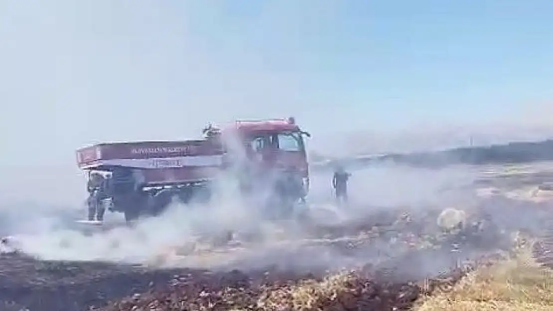 'Saman balyaları cayır cayır yandı'