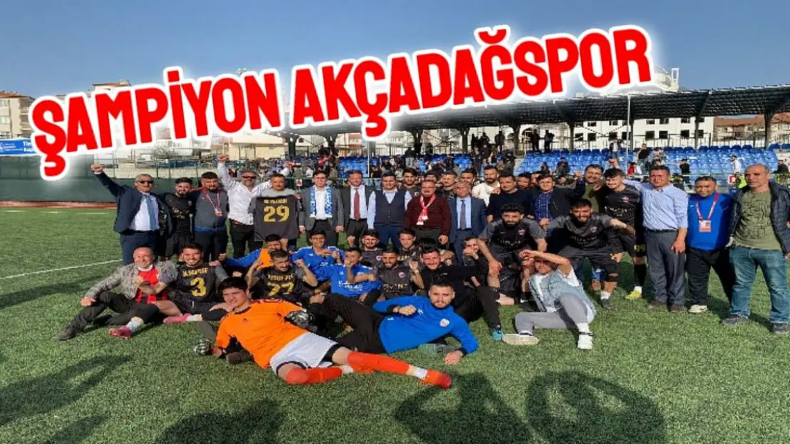 Şampiyon Akçadağspor