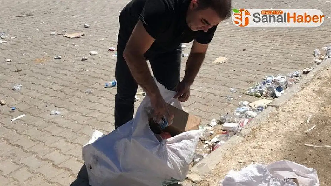 Samsat Belediye Başkanının çevre kirliliği tepkisi