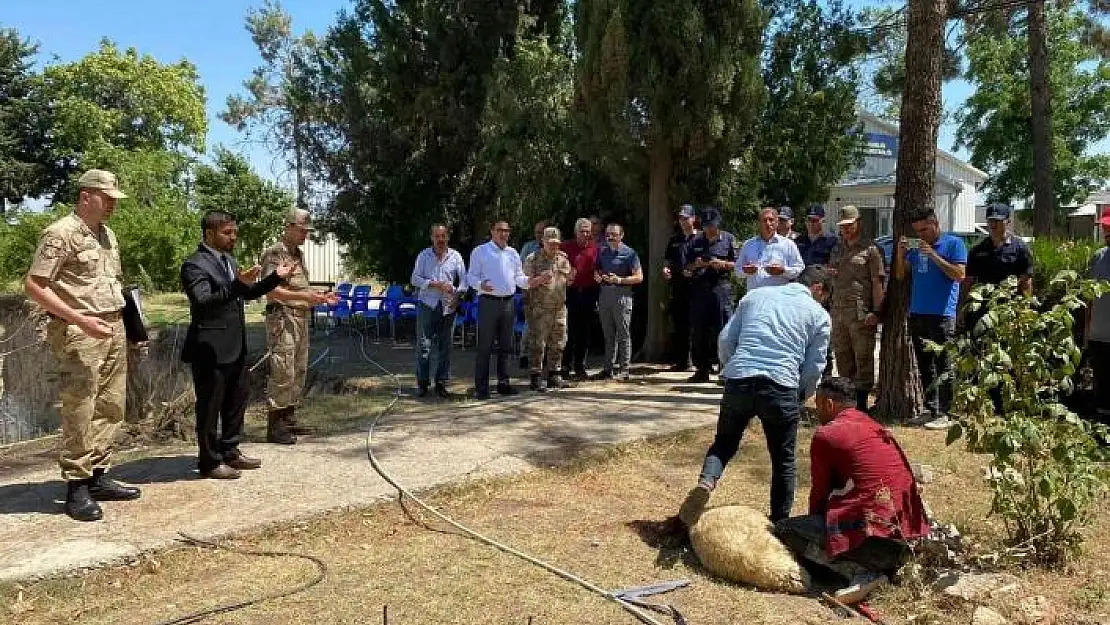 'Samsat Jandarma Hizmet Binasının temeli atıldı'