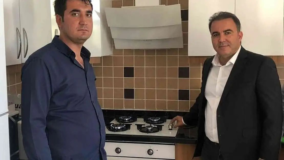 'Samsat´ta doğalgaz mutfaklara ulaştı'