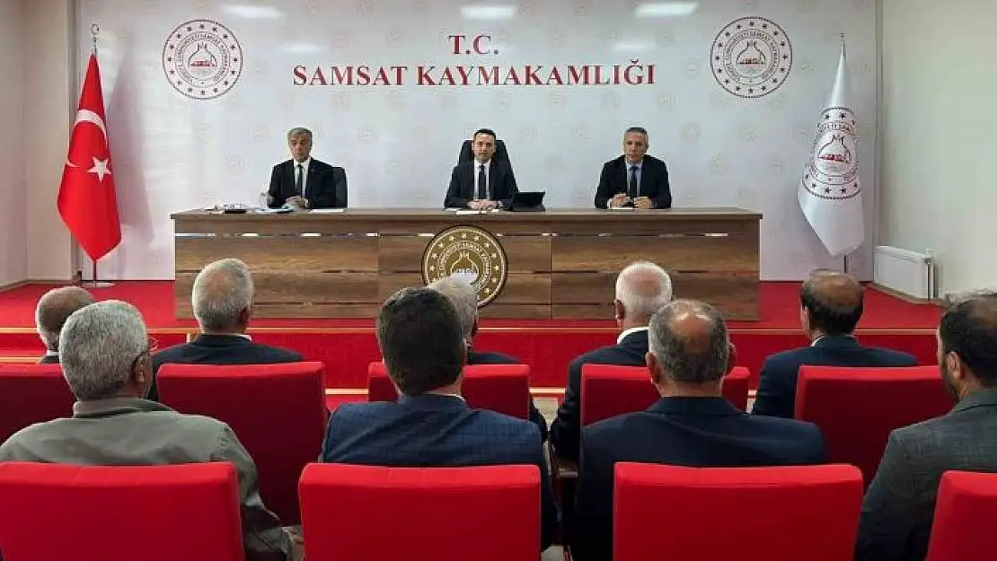 'Samsatta birlik meclis toplantısı yapıldı'