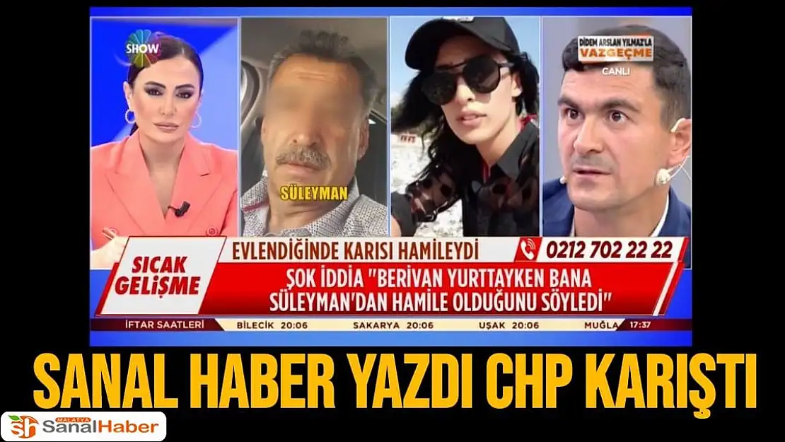 Malatya Sanal haber yazdı CHP karıştı