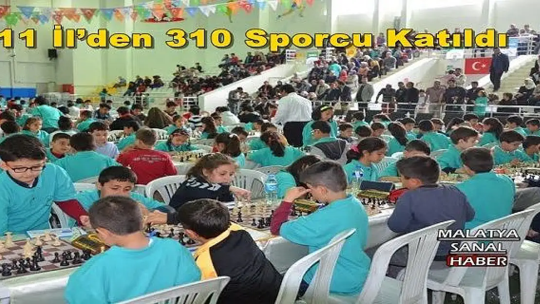 Malatya'daki Satranç Şenliğine 11 İl´den 310 Sporcu Katıldı