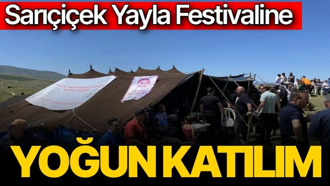 Sarıçiçek Yayla Festivaline yoğun katılım