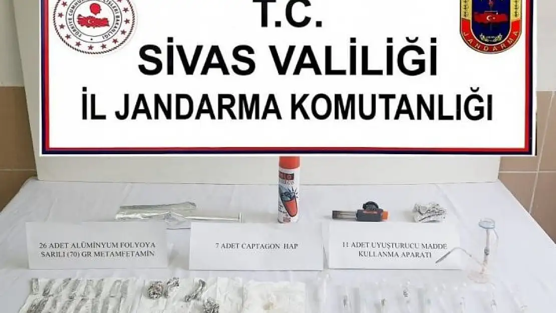 'Şarkışla´da uyuşturucu operasyonu'