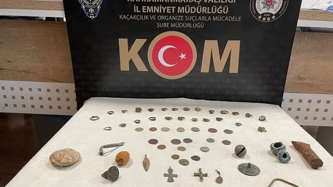 'Satmaya çalıştığı tarihi eserlerle yakalandı'