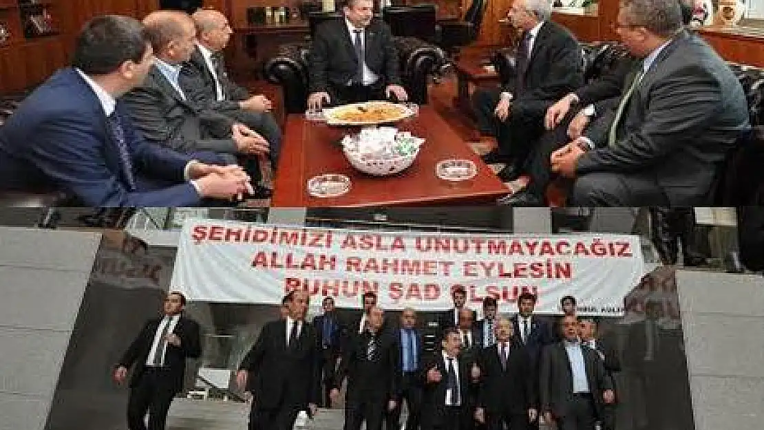 Cumhuriyet Başsavcısı Hadi Salihoğlu´na taziye ziyaretinde bulundu