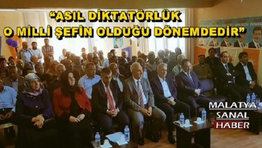 ' ŞAHİN: ASIL DİKTATÖRLÜK O MİLLİ ŞEFİN OLDUĞU DÖNEMDEDİR'''''