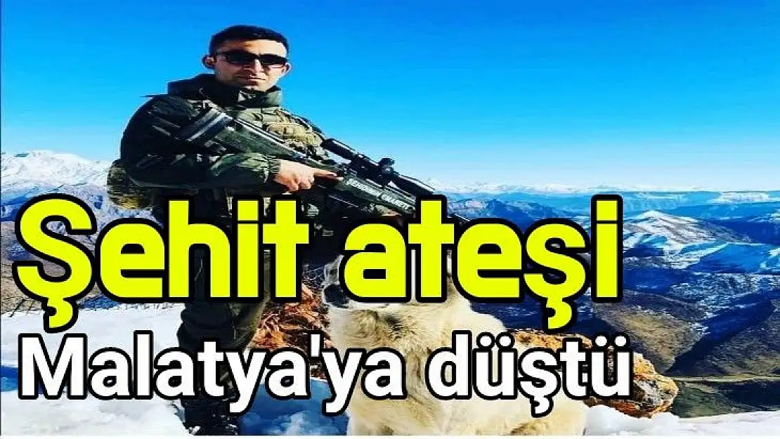 Şehit ateşi Malatya'ya düştü! 