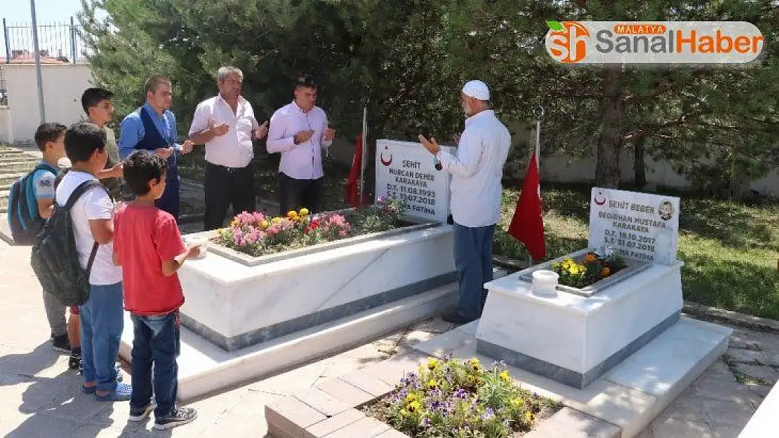 Şehit Bedirhan bebek mezarı başında anıldı