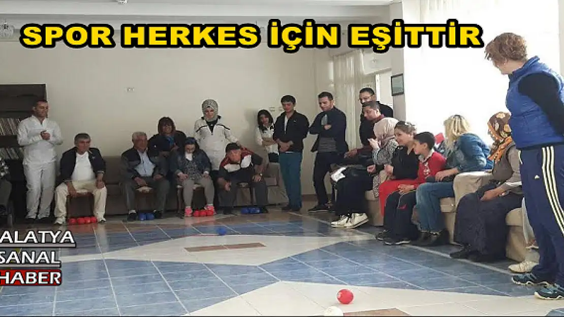 Malatya'da Boccıa Oyunu Huzurevinde Gerçekleşti