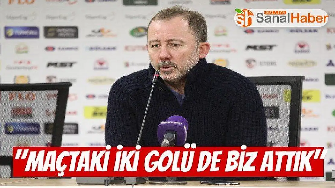 Maçtaki iki golü de biz attık
