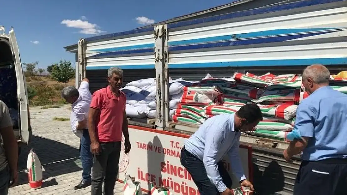 'Sincik´te çiftçilere tohum dağıtıldı'