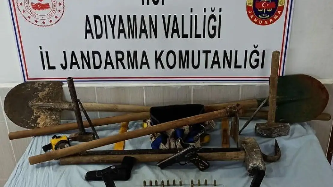 'SİT alanında kaçak kazı yapanlara suçüstü'