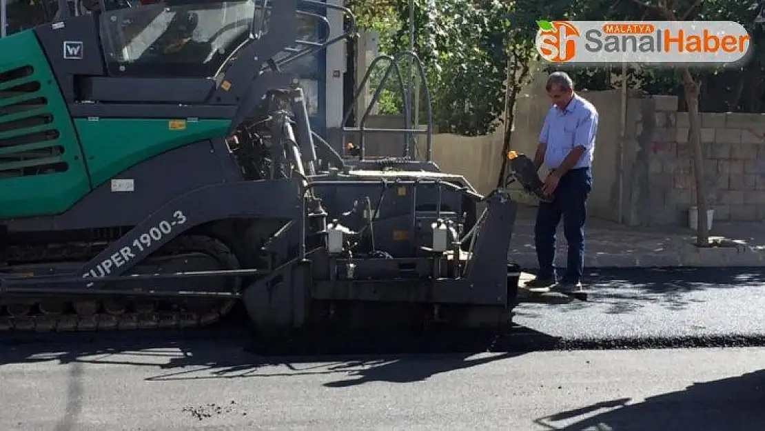 Siteler Mahallesinde asfalt çalışması