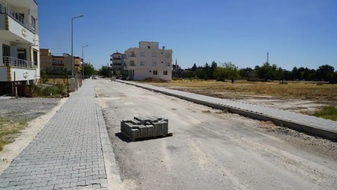 'Siteler mahallesinde kaldırım çalışması'