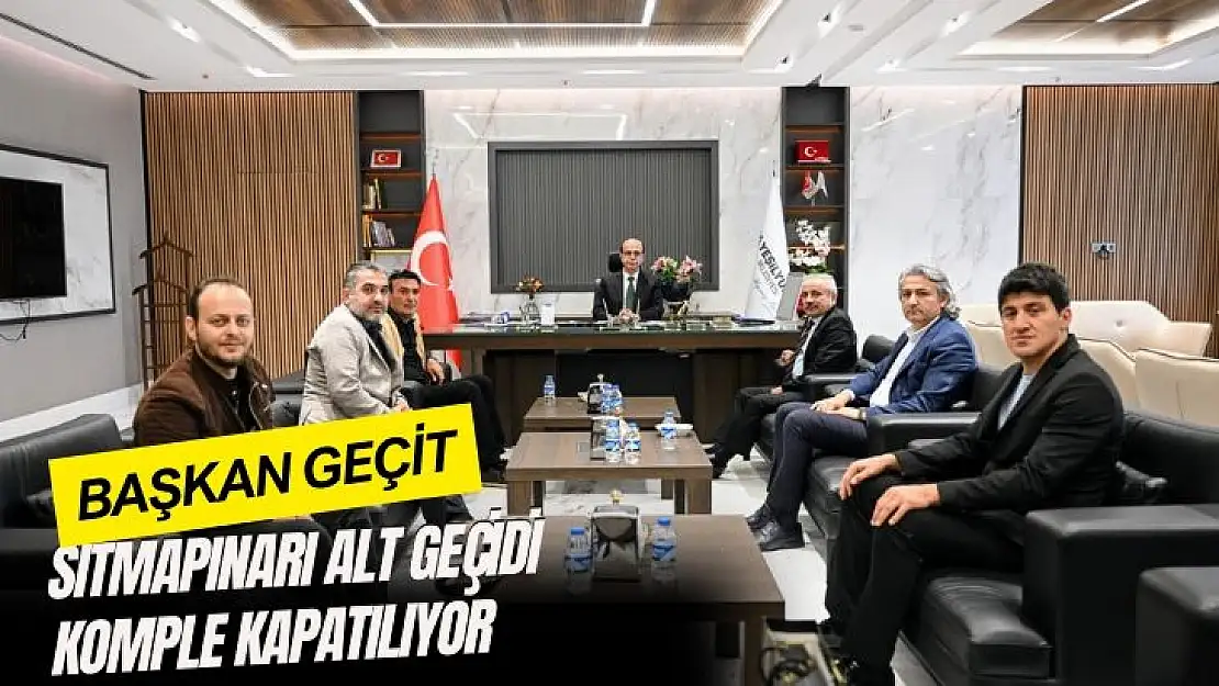 Sıtmapınarı alt geçidi komple kapatılıyor 