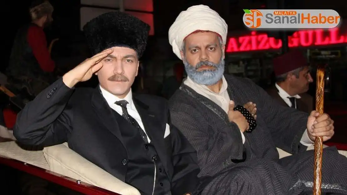 Sivas Kongresi'nin 100. yılında Atatürk'ün Sivas'a gelişi canlandırıldı