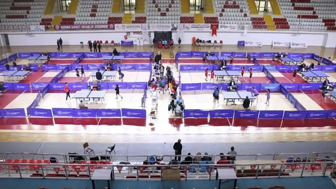 'Sivas, masa tenisi grup müsabakalarına ev sahipliği yaptı'