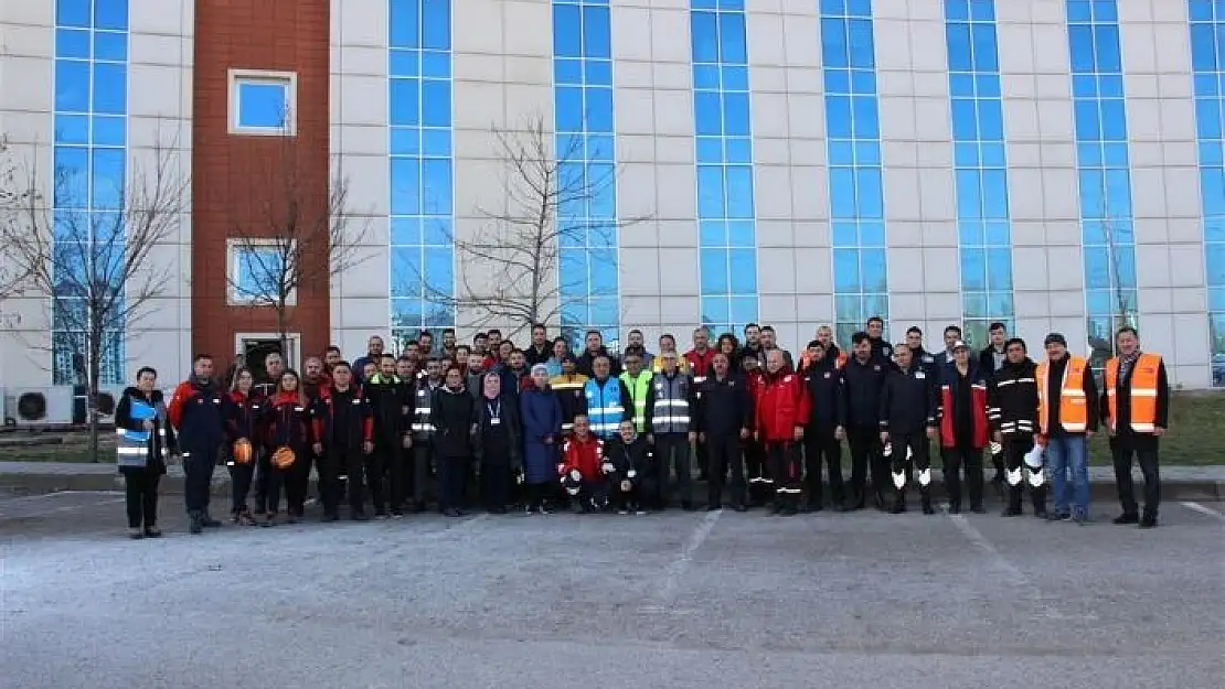 'Sivas Numune Hastanesinde KBRN tatbikatı'