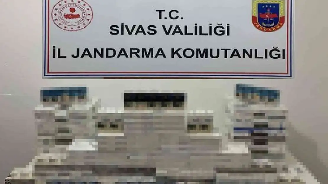'Sivas´ta bandrolsüz sigara ve esrar ele geçirildi'