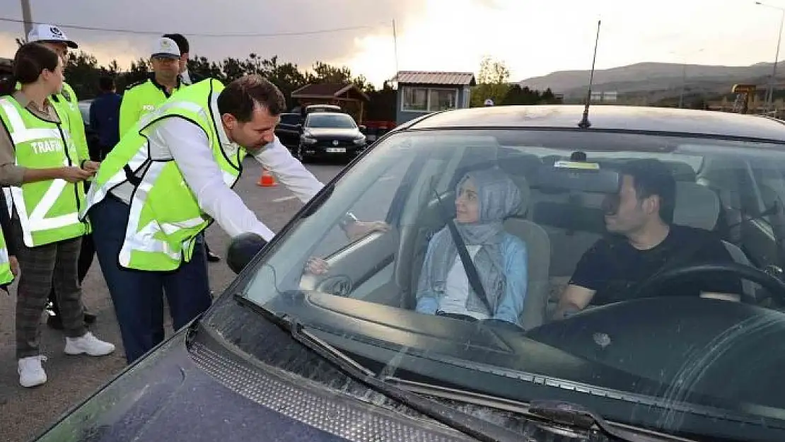 'Sivas´ta `bayramınız kemerli olsun´ denetimi yapıldı'