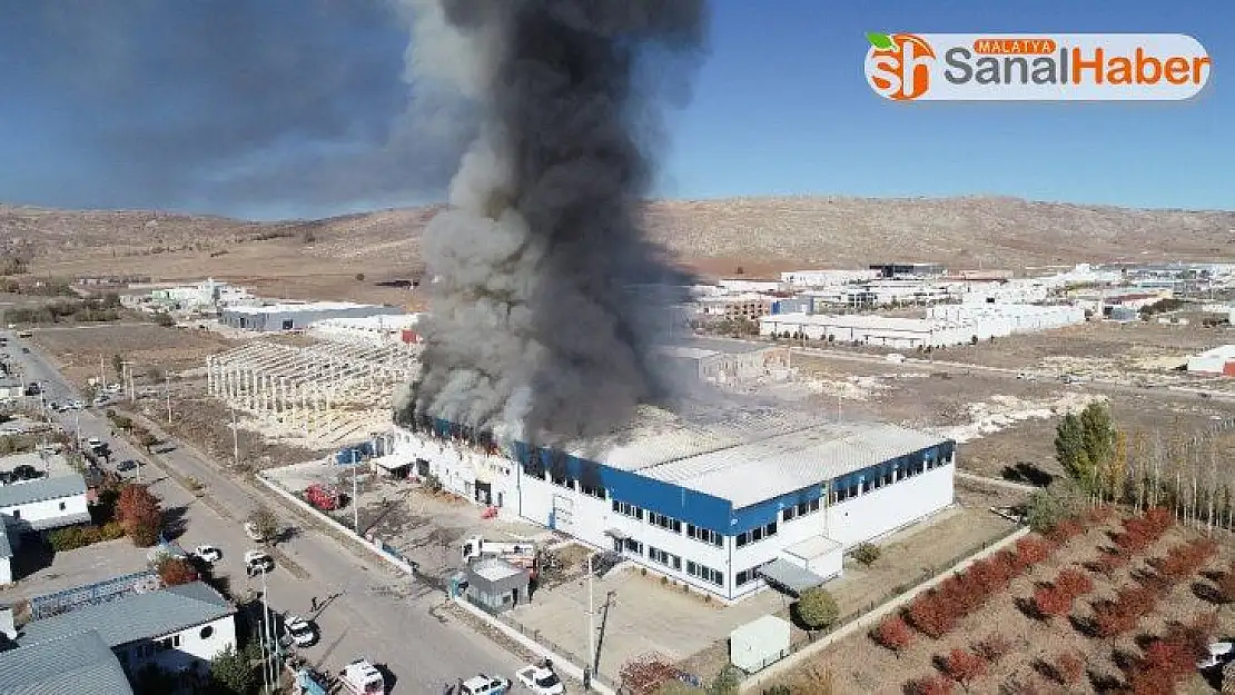 Sivas'ta fabrika yangını
