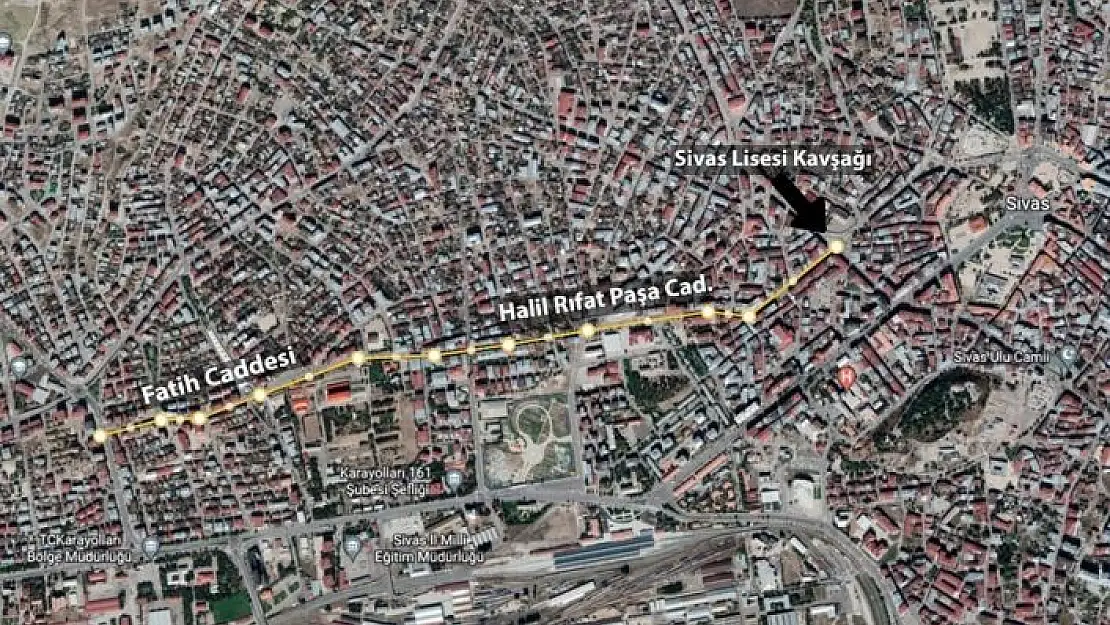 'Sivas´ta iki cadde daha yenileniyor'
