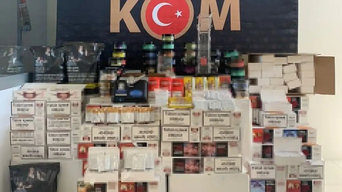 'Sivas´ta kaçakçılık operasyonu: 102 bin 600 adet makaron ele geçirildi'