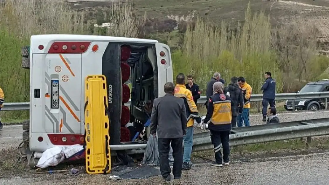 'Sivas´ta otobüs kazası: 8 yaralı'