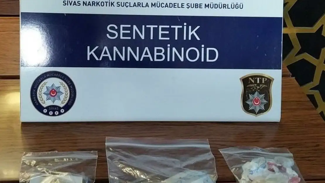 'Sivas´ta sentetik cannabinoid ele geçirildi'