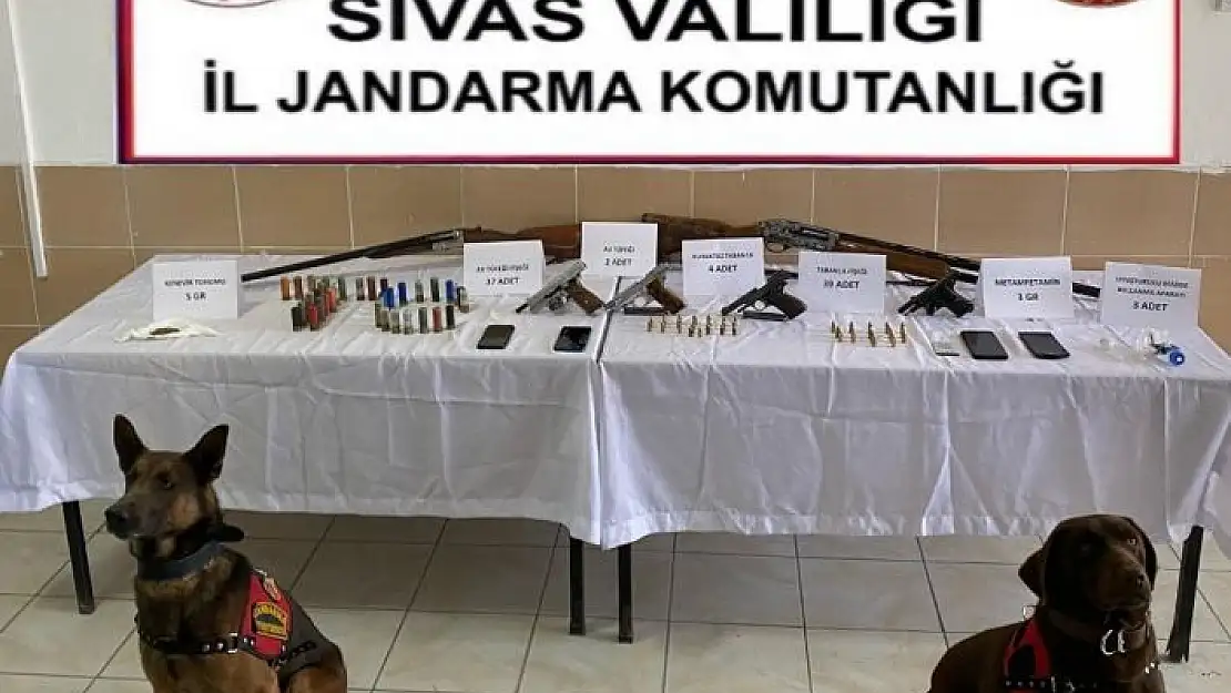 'Sivas´ta uyuşturucu ve kaçakçılık operasyonu'