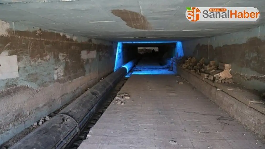 Sivas'ta yağmur suyu hattı çalışmaları