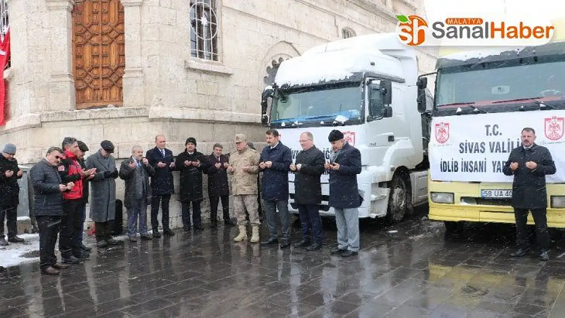 Sivas'tan İdlib'e 50 ton un