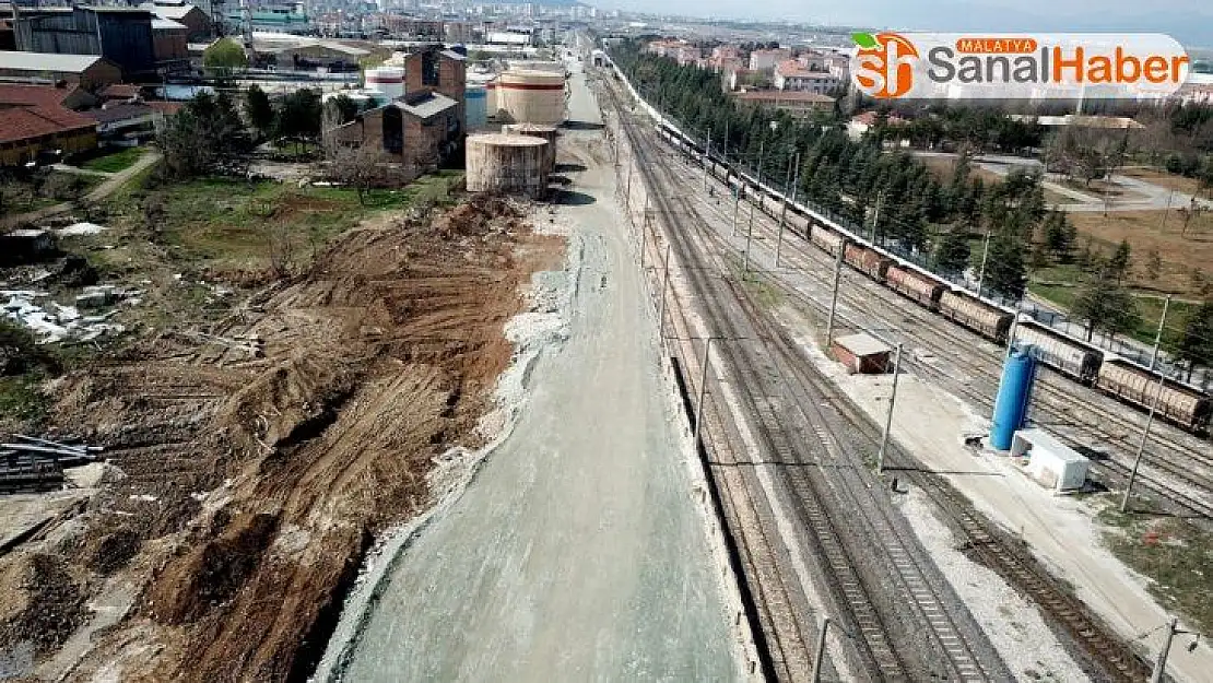 Sivas yoluna bağlanan 25 metre genişliğindeki yol projesinde ilk adıma başlandı