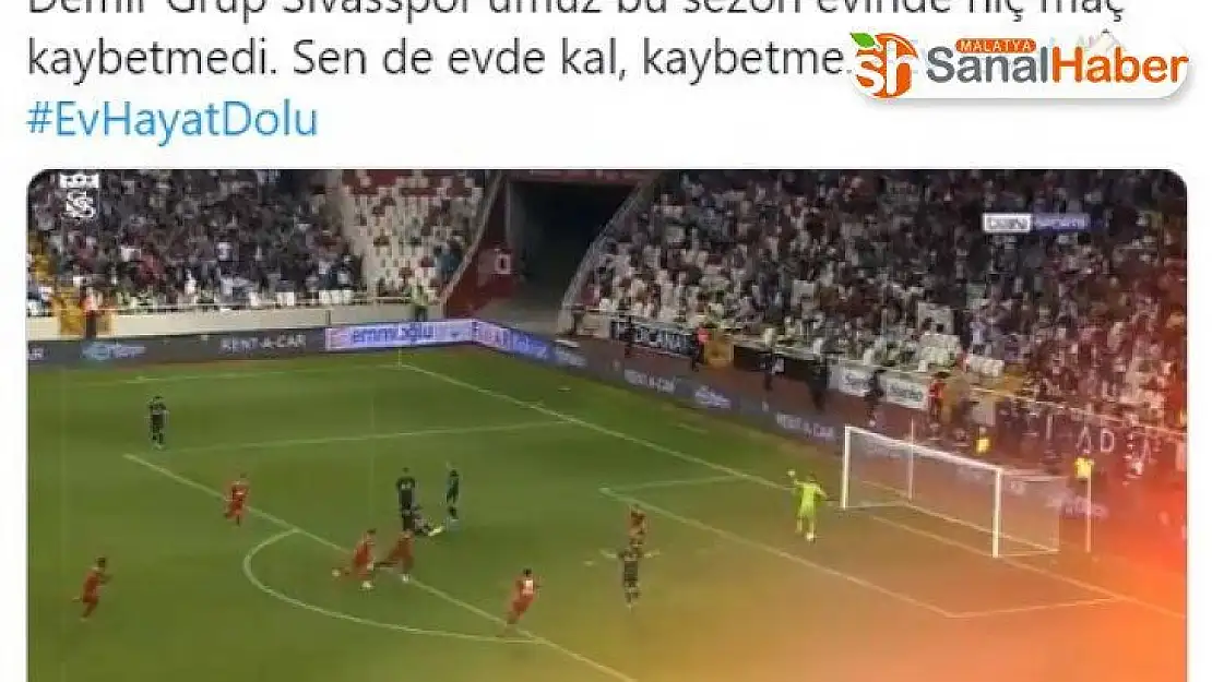 Sivasspor'dan anlamlı paylaşım