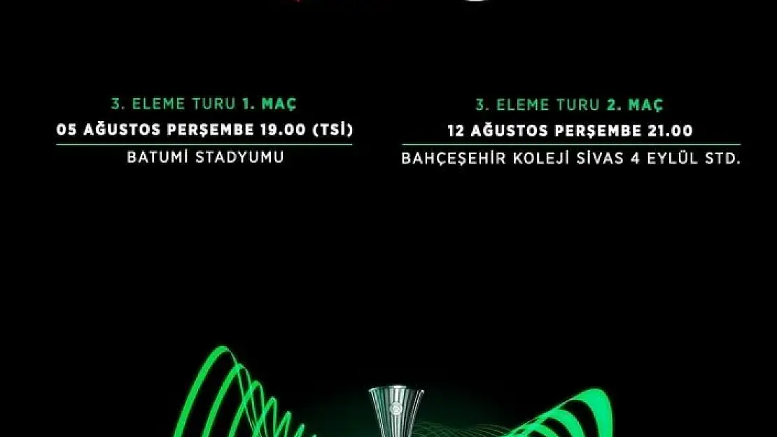 'Sivasspor´un Batumi ile yapacağı maçların saati belli oldu'