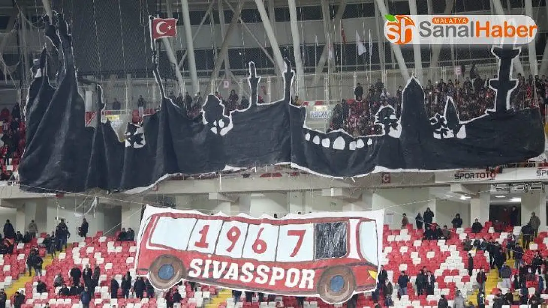 Sivassporlu taraftarlardan koreografi hazırlığı!