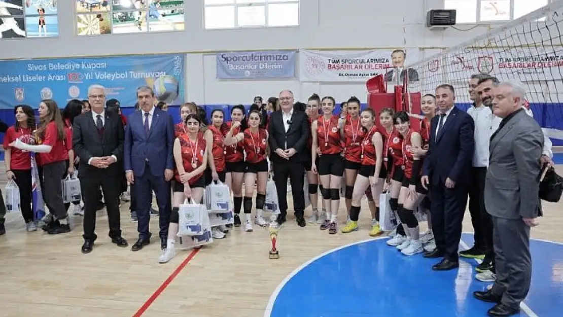 'Sivasta düzenlenen 100. Yıl voleybol turnuvası tamamlandı'