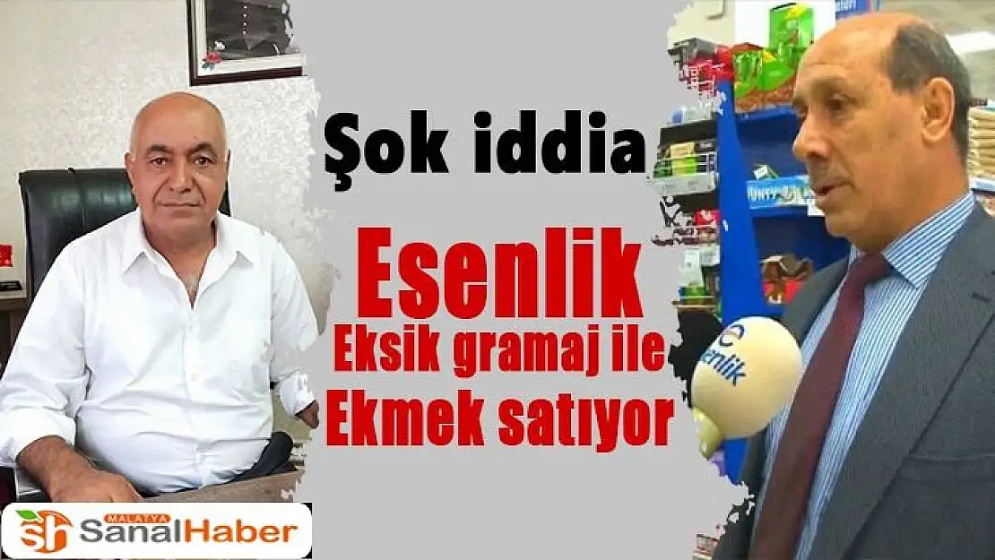 Esenlik eksik gramaj ile ekmek satıyor